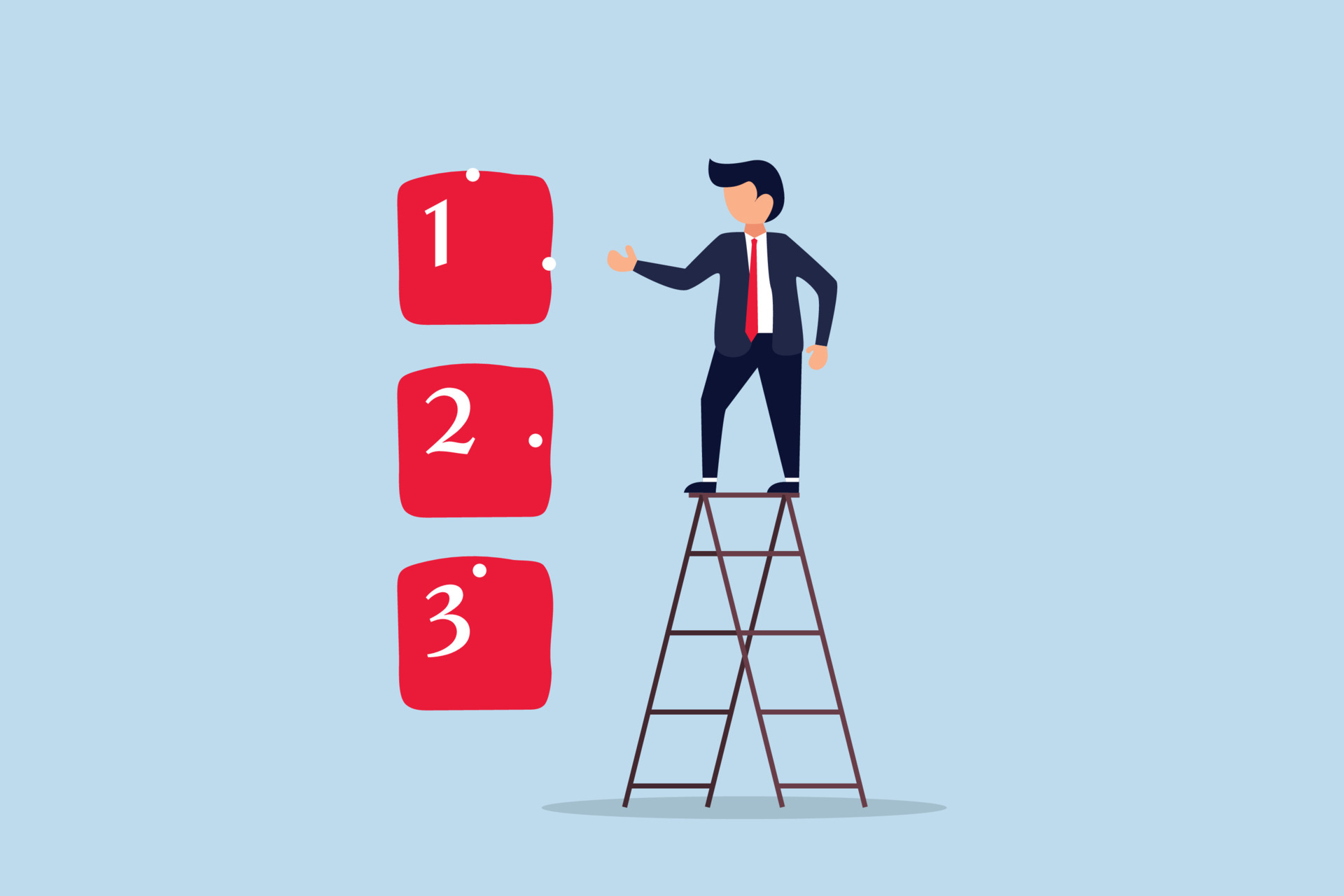image representing how prioritizing relates to web design